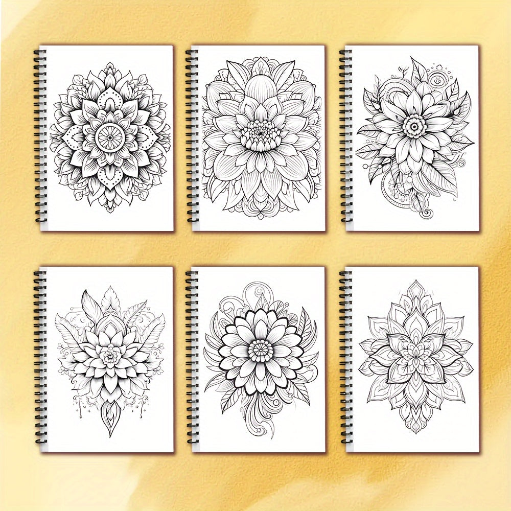 Kleurboek met Spiraalbinding voor Tieners & Volwassenen – 30 Unieke Patronen, Ontspannend Cadeau voor Feestdagen
