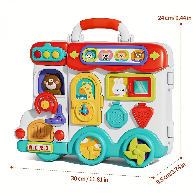 Groot 54-in-1 Busy Board voor Peuters van 1-3 Jaar - Educatief Activiteitenbord voor Jongens en Meisjes - Montessori Speelgoed voor het Leren van Fijne Motoriek