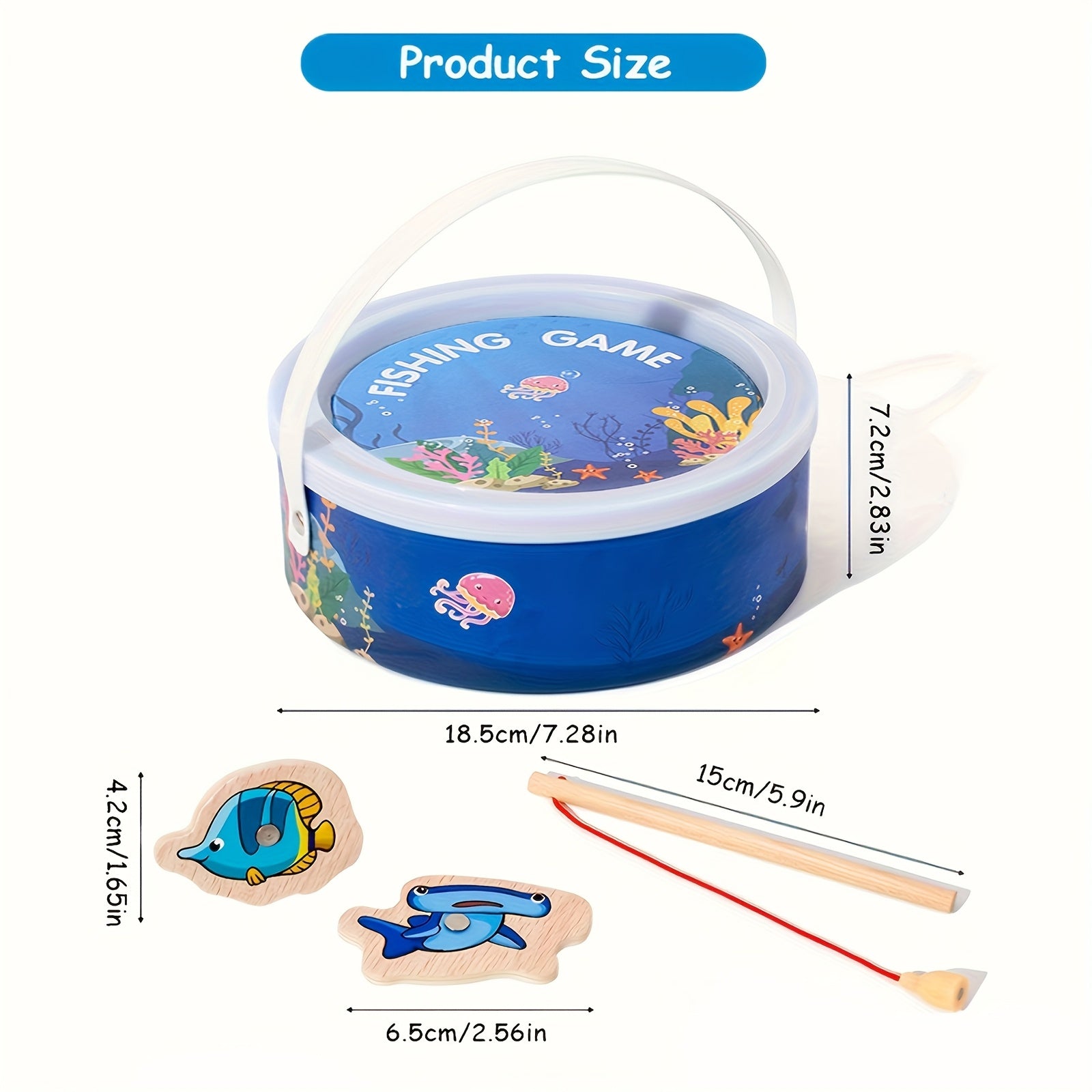 Magnetisch Houten Visspel | Educatief Speelgoed voor Kinderen