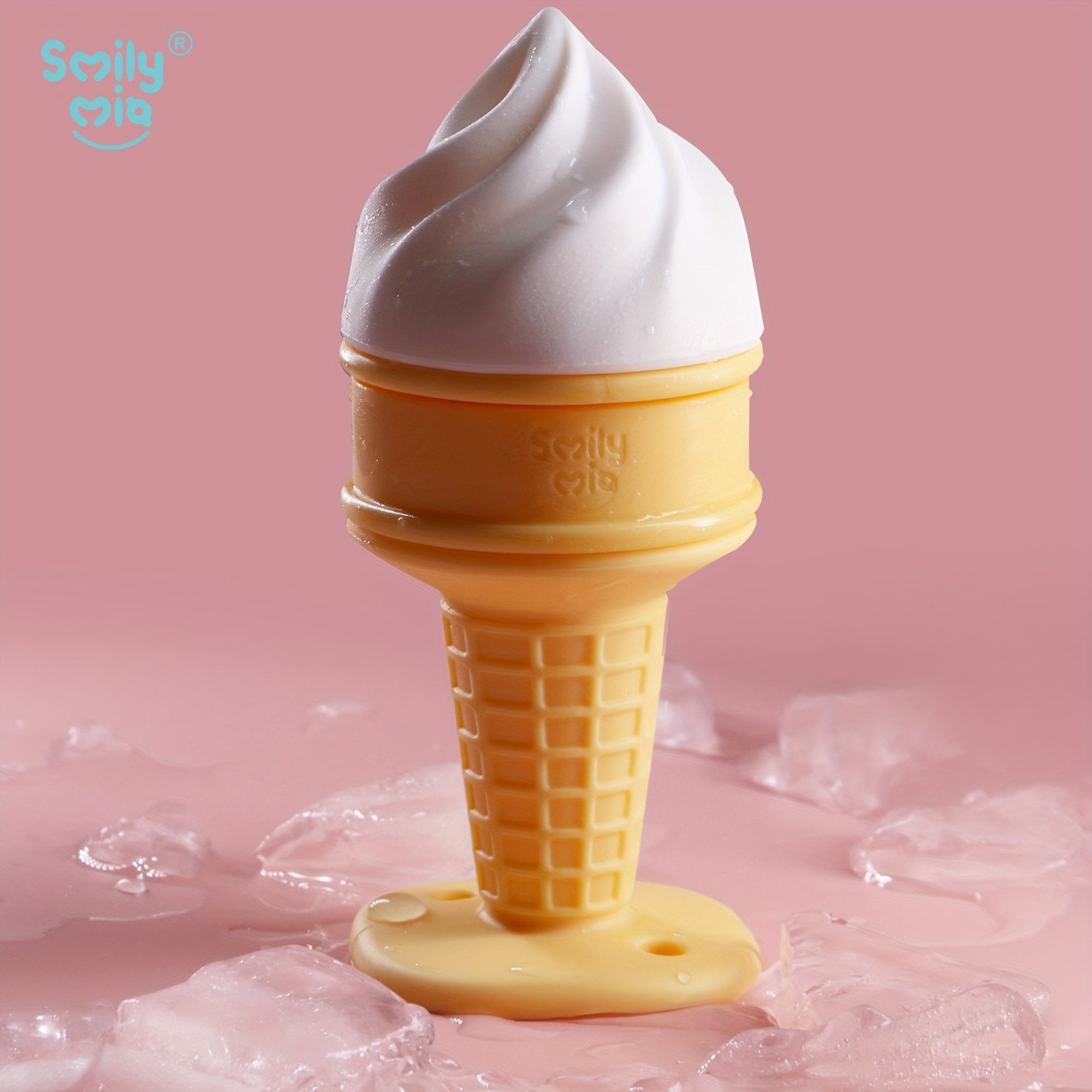 Verkoelende IJsje Bijtring voor Baby's vanaf 3 Maanden - Invriesbaar Siliconen Bijtspeeltje voor Jongens en Meisjes - Pijnverlichting bij Doorkomende Tandjes