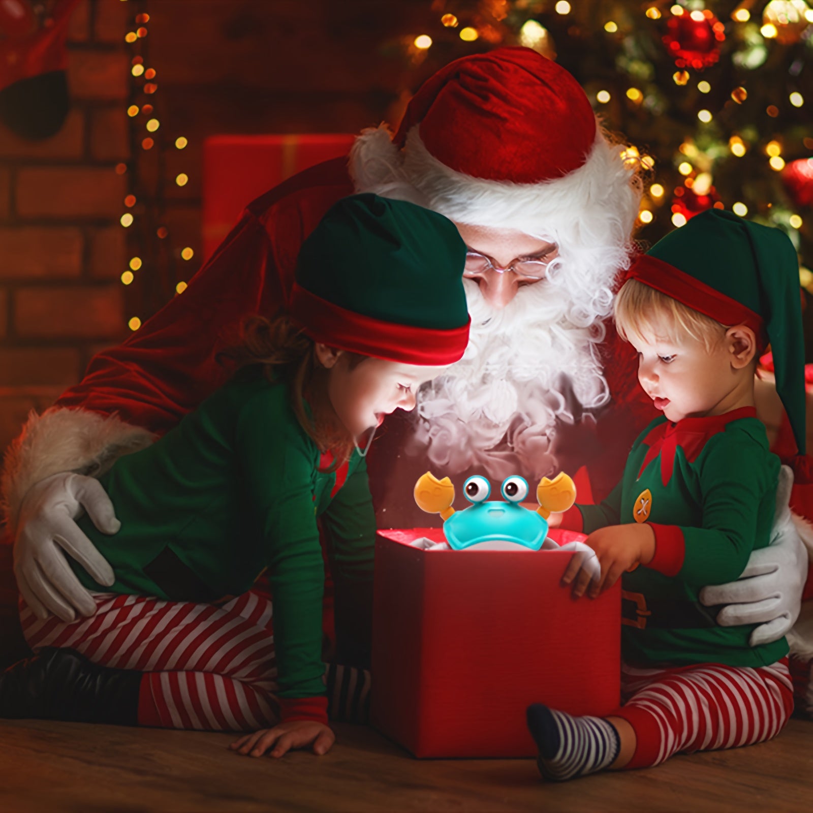 Interactieve Krab Speelgoed | Muziek, Licht & USB Oplaadbaar – Voor Jongens & Meisjes