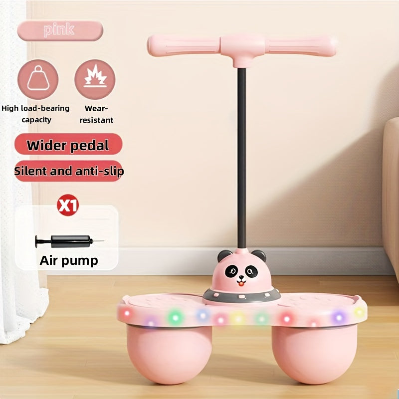 Lichtgevende Pogo Jumper voor Kinderen en Tieners vanaf 6 Jaar - Balans en Spring Speelgoed met Verlichte Wielen voor Jongens en Meisjes - Actief Buitenspeelgoed