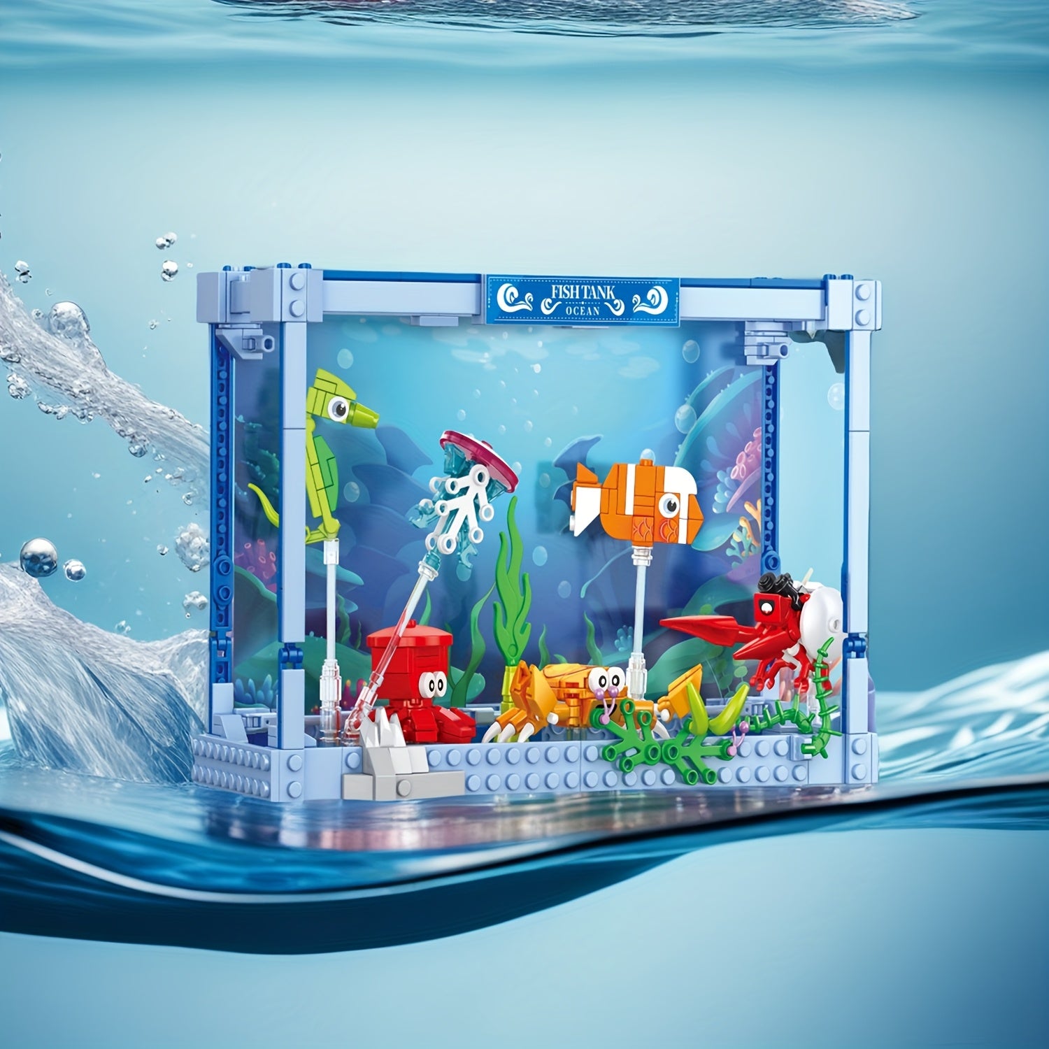 Oceaan Aquarium Bouwset | 391-delig Marine Dieren Educatief Speelgoed