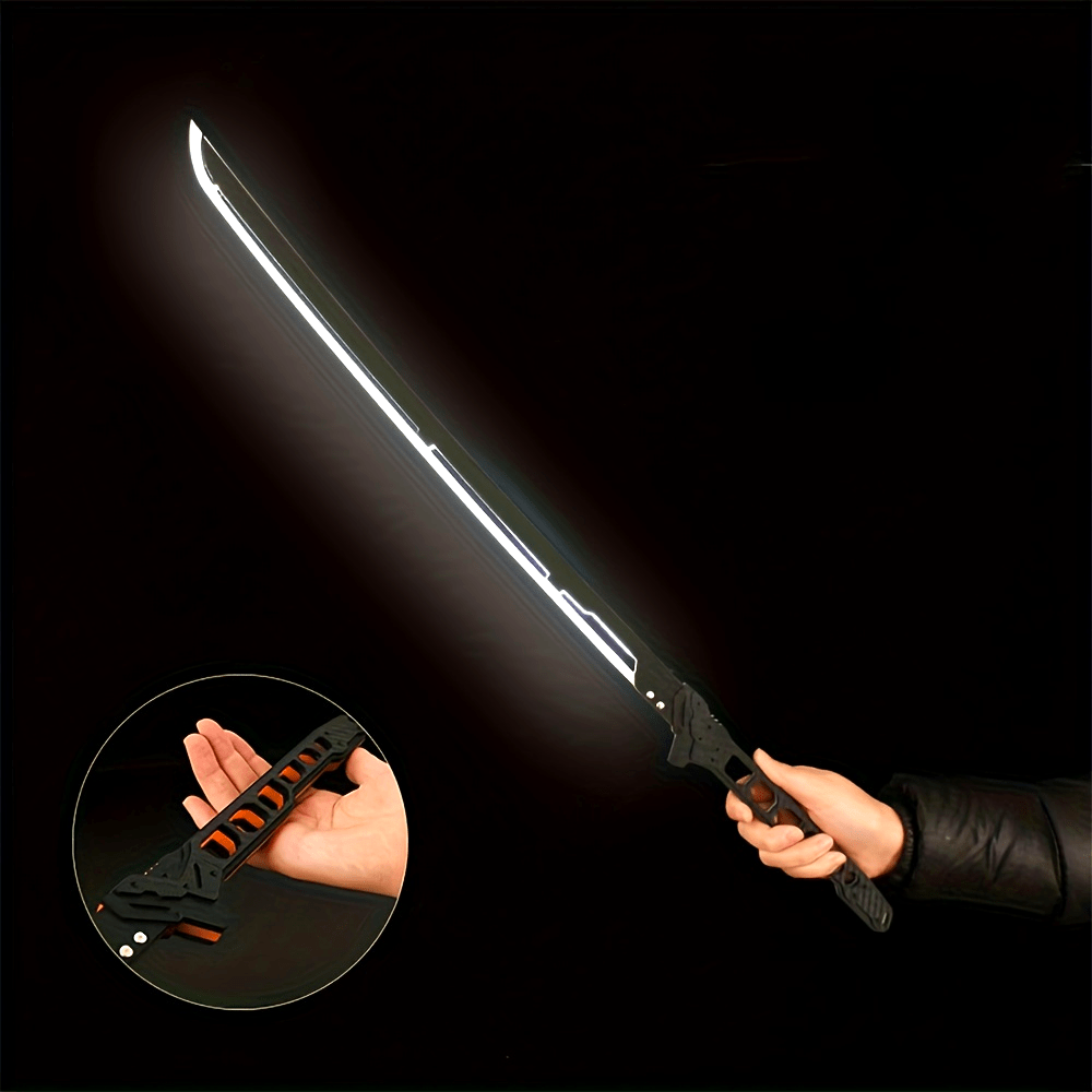 LED Samurai Zwaard 80cm | Cyberpunk Stijl | Cosplay & Halloween Decoratie