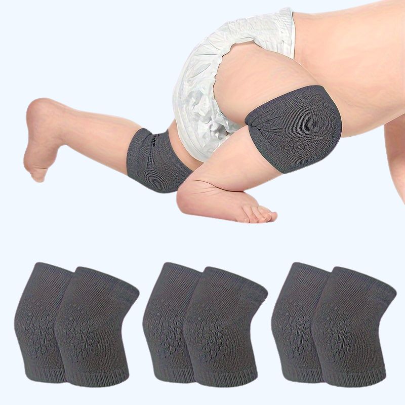 Zachte Elastische Knie- En Elleboogsteun Pads | Antislip Kruid Veiligheidsbeschermer En Been Kussen Voor Baby's En Peuters