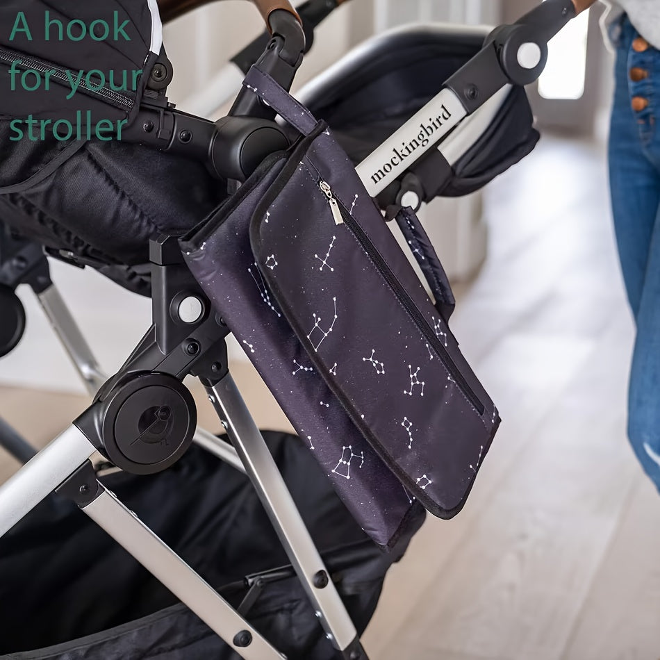 Draagbare Waterdichte Verzorgingsmat | Één-Handige Luierverzorging Mat | Reizen & Thuisgebruik voor Baby's | Ideaal Cadeau voor Baby Showers & Feestdagen