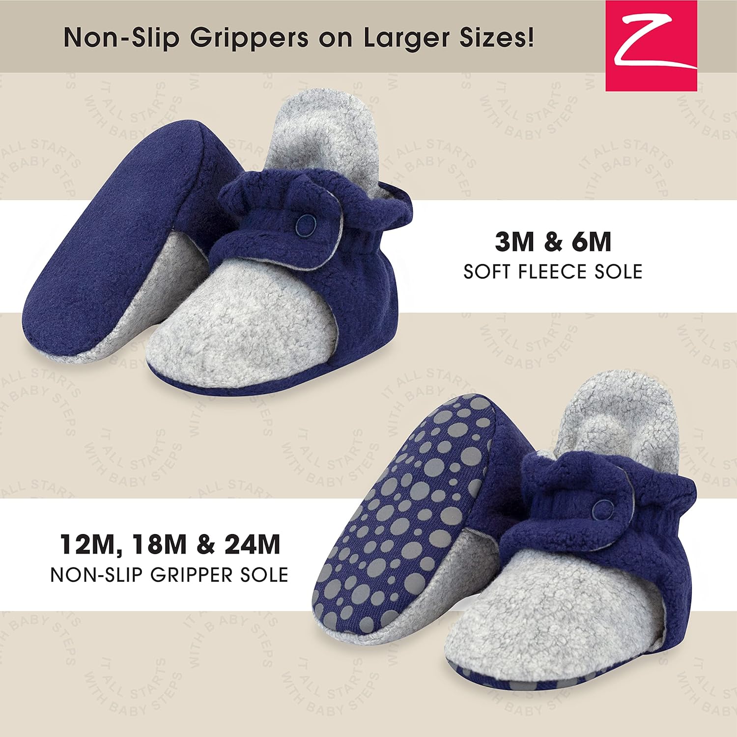 Uniseks Fleece Babylaarsjes | Babyschoentjes met twee drukknoopsluitingen voor pasgeborenen tot 24 maanden