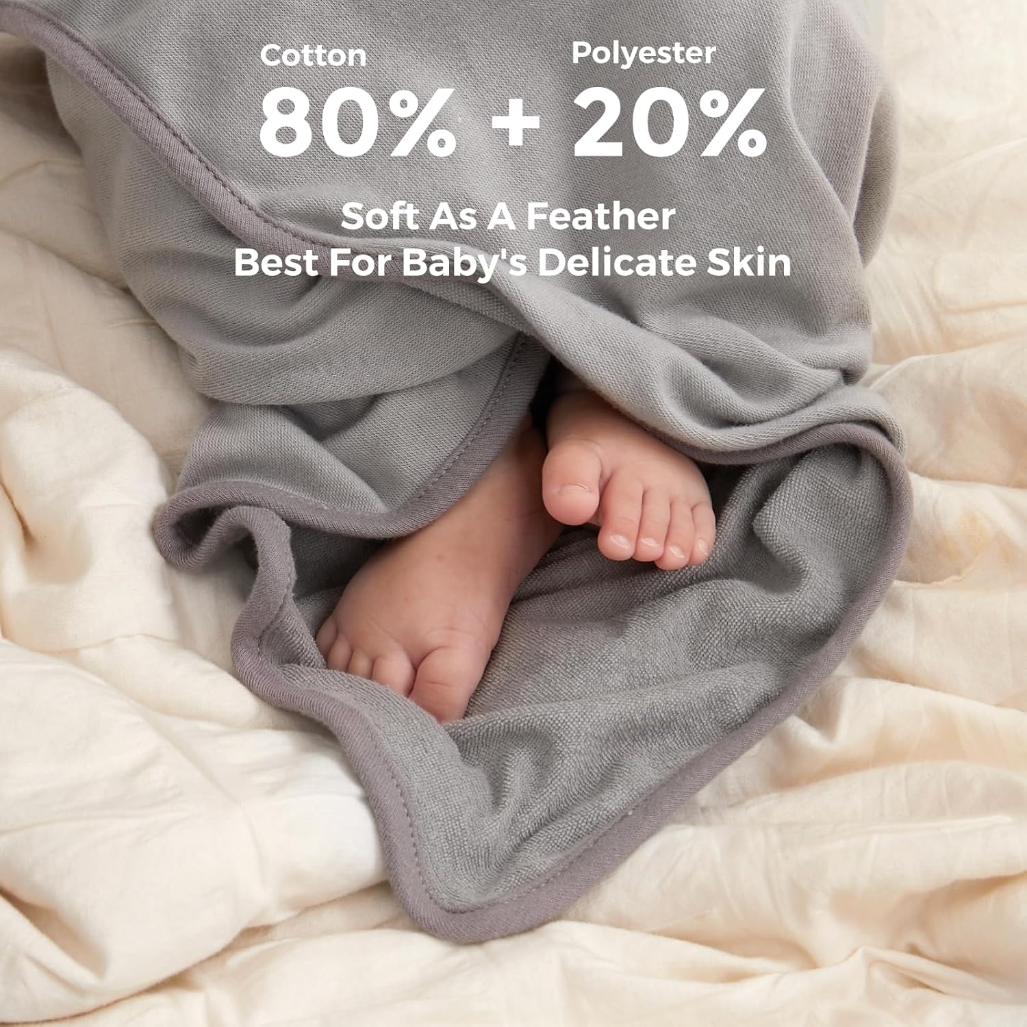 Baby Badcape Set | 8-delige badset voor jongens of meisjes, washandjes en douchelaken, cadeau voor pasgeborenen en peuters