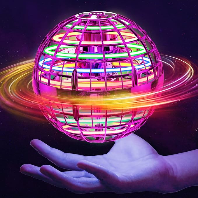 Vliegende Orb Bal – Magische Zwevende Boemerang Drone met LED Licht | Speelgoed voor Jongens & Meisjes van 6-12 Jaar
