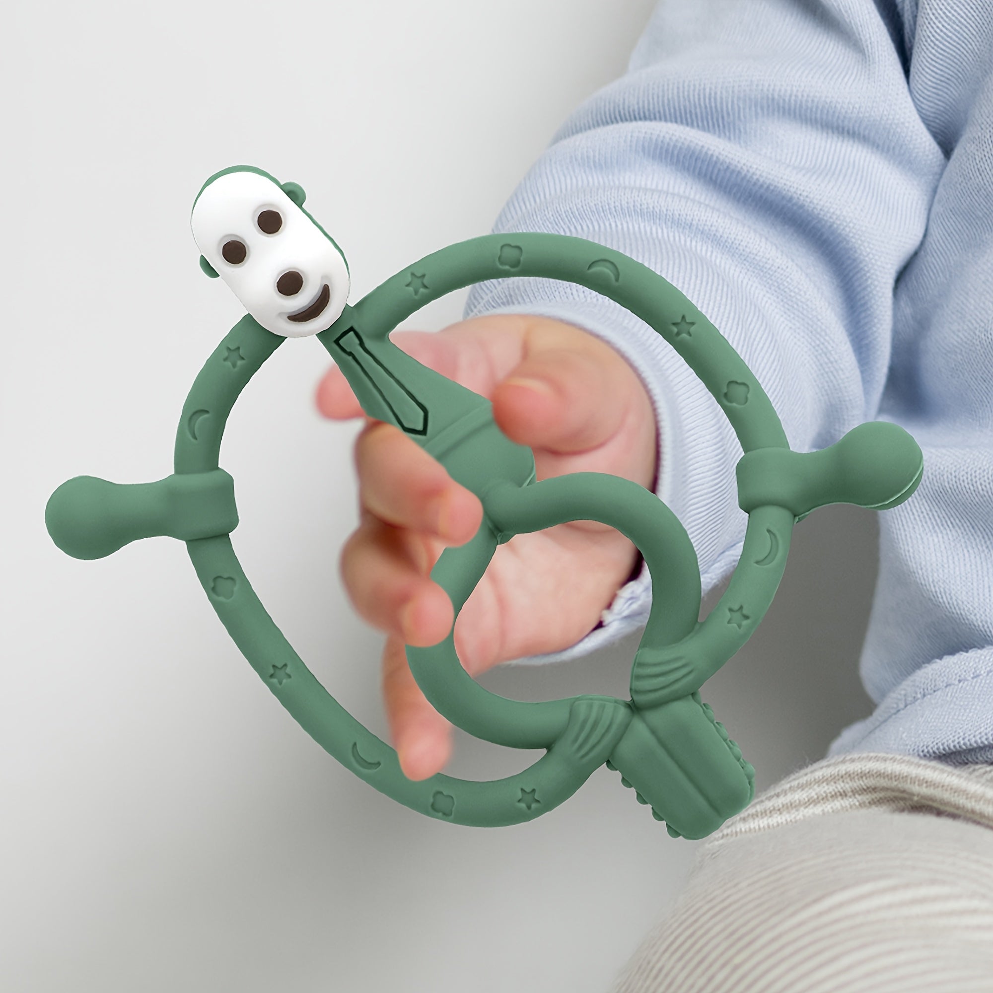 BPA-vrij Silicone Bijtspeelgoed voor Baby's (3+ Maanden) - Makkelijk Vast te Houden, Verkrijgbaar in 6 Kleuren