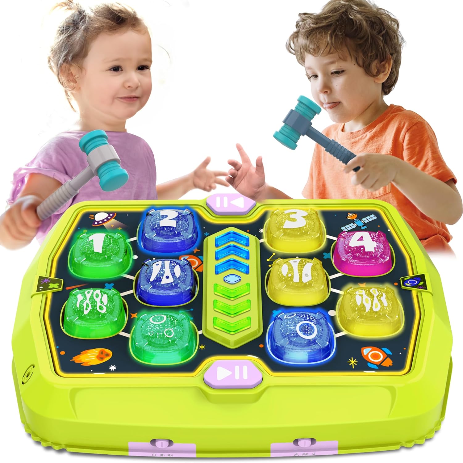 Hamerspeelgoed voor Kinderen 3-6 Jaar | Educatief Speelgoed met Licht en Geluid | Hand-Oogcoördinatie Ontwikkeling