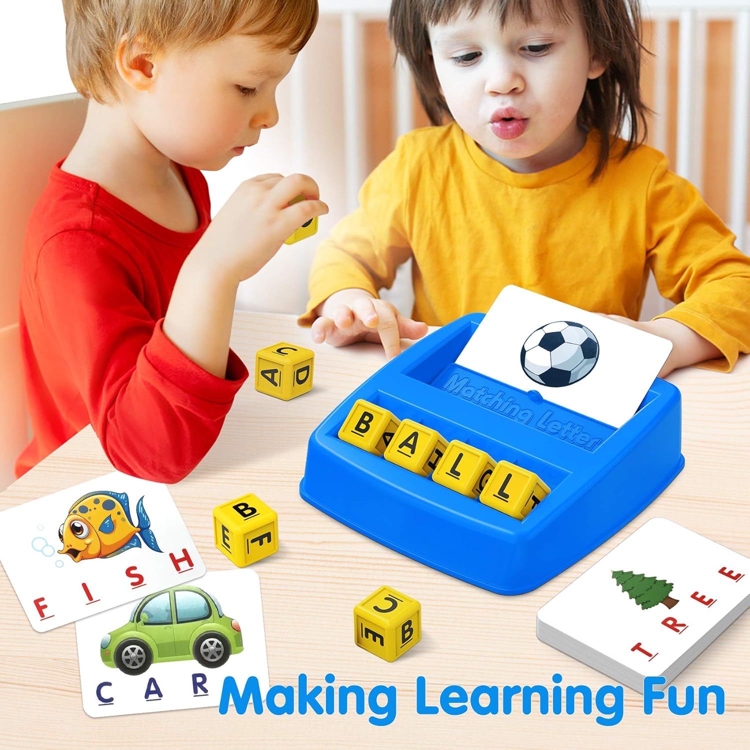 ABC Letter Matching Spel | Voor Kleuters 3-6 Jaar | Educatief Cadeau