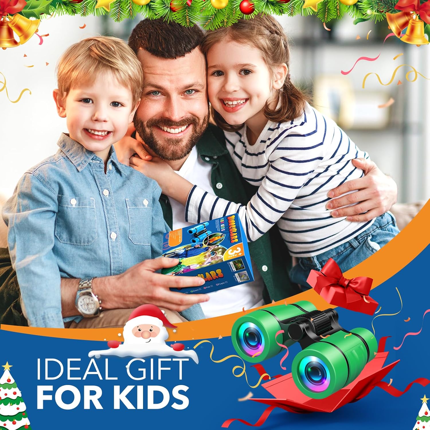 Verrekijkers voor Kids | Vogels Spotten Speelgoed voor Jongens & Meisjes 4-7 | Buiten Avontuur Set met Handleiding | Educatief Wandel Cadeau