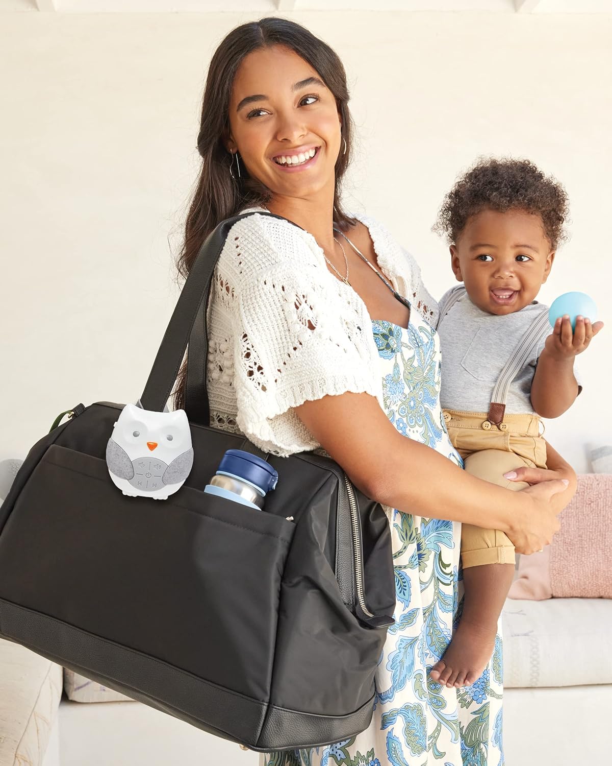 Draagbare Baby Soother | Owl, Muziek & Natuurgeluiden, Volume-instelling & Auto-Off Timer | Must-Have Baby Accessoire