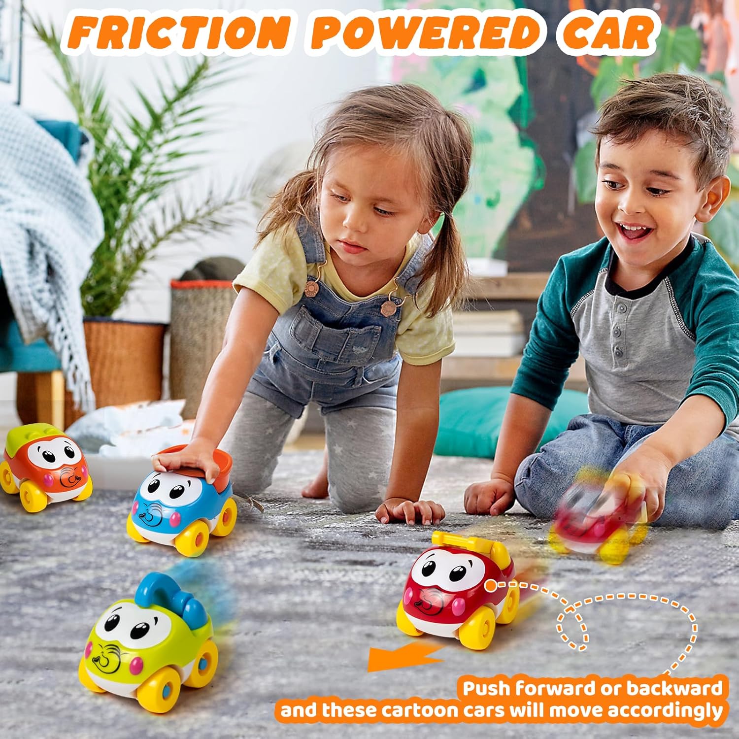 Olifant Glijbaan Speelgoed – Educatief Cadeau met Auto’s | 1-2 Jaar