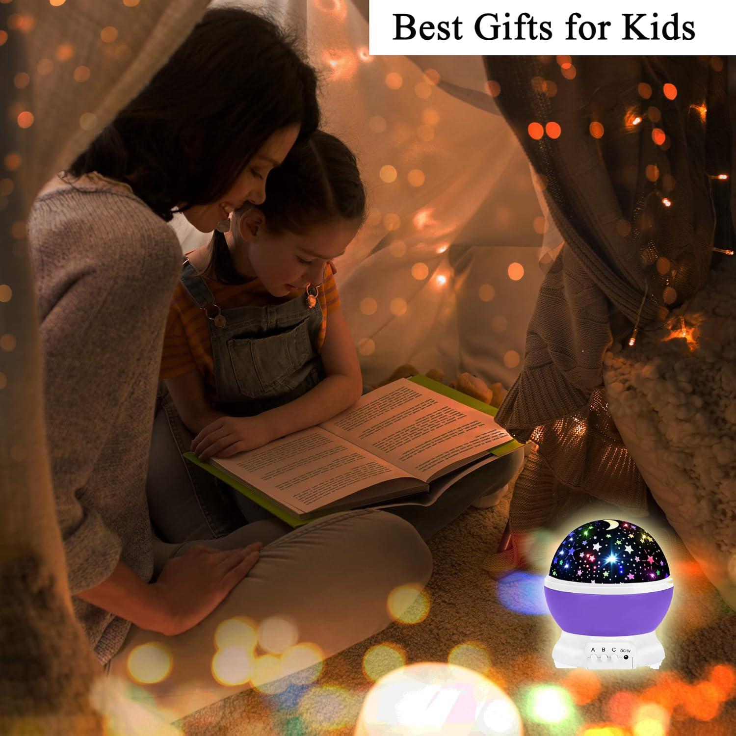 Sterren Projector Nachtlamp | Sterrenhemel Galaxy Lamp Speelgoed voor Kinderen van 1-10 Jaar Oud Kerstcadeau