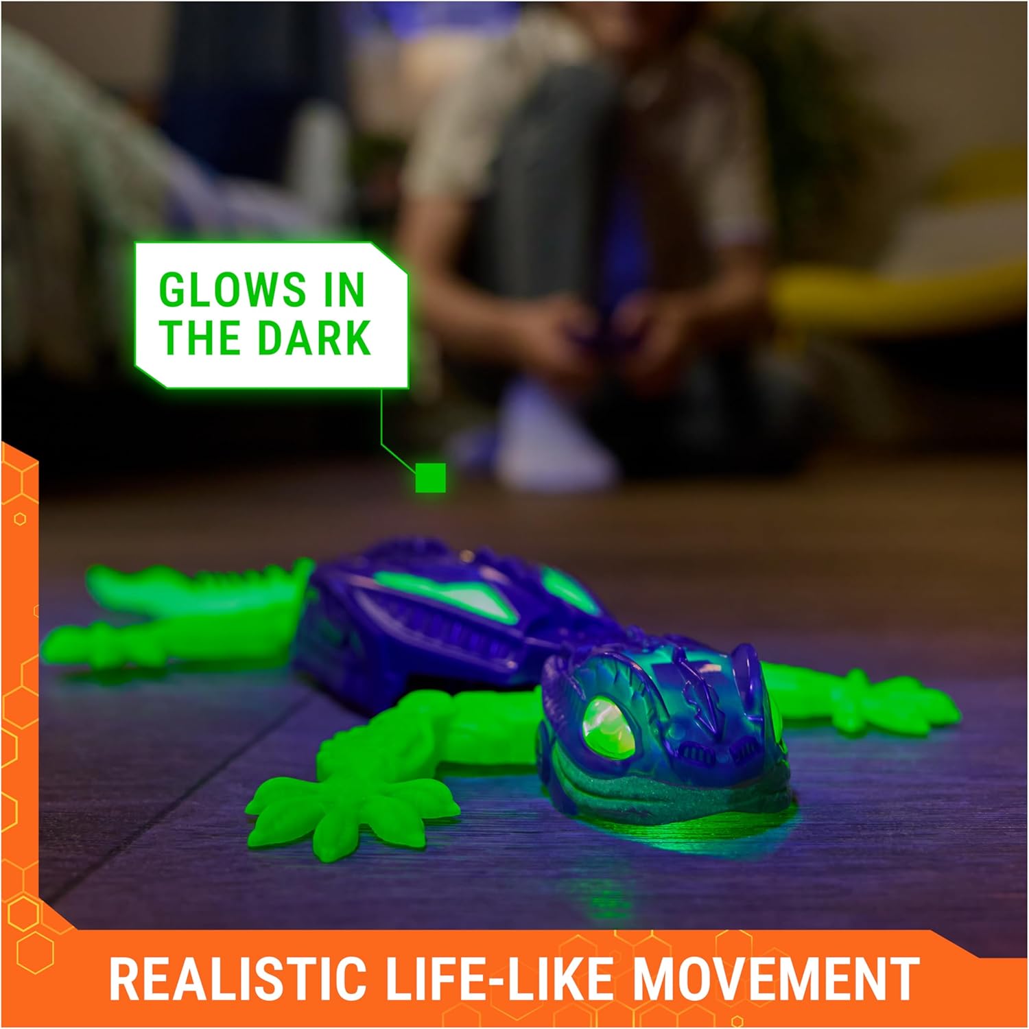 Glow-in-the-Dark RC Gecko | Oplaadbare Robot Klimt Tegen Muren, Prank Speelgoed Kinderen
