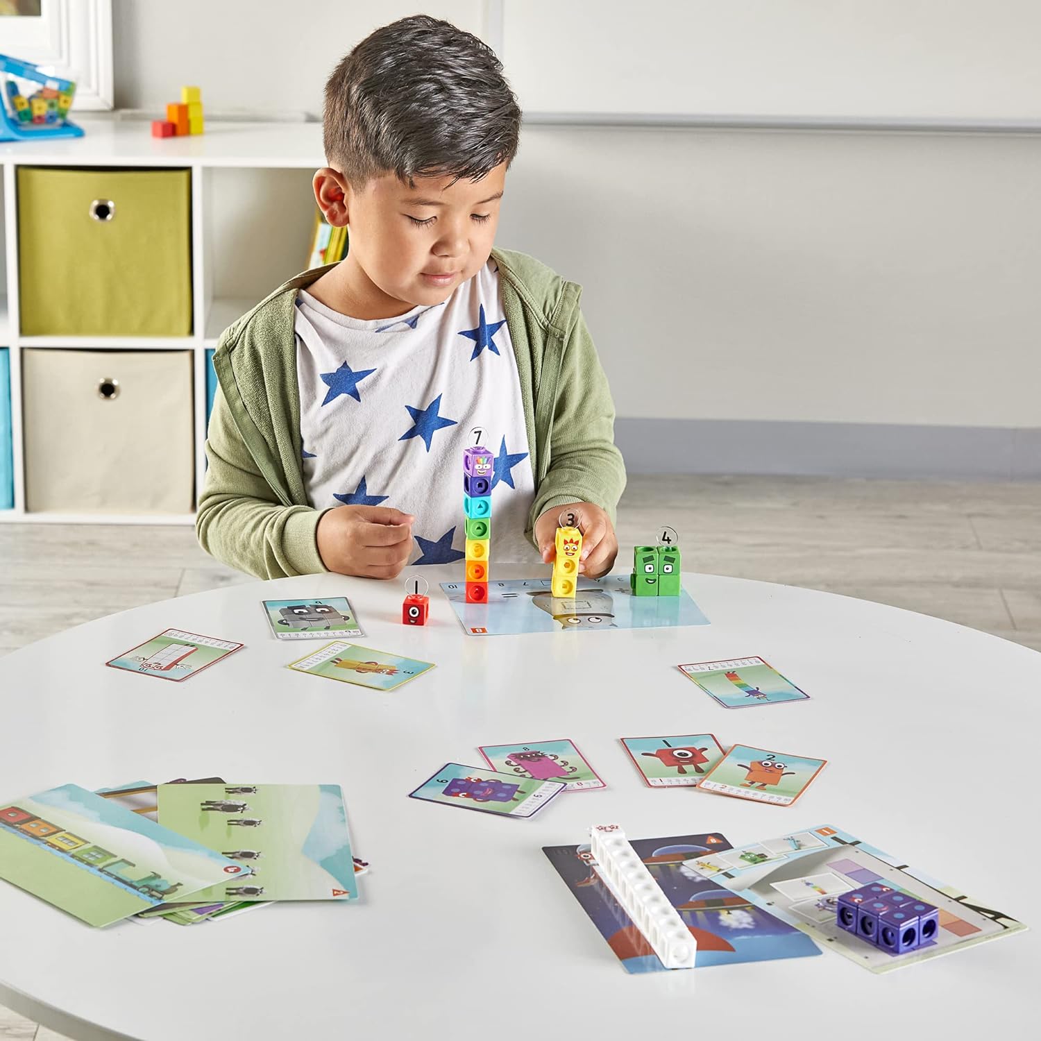 MathLink Cubes Numberblocks 1-10 | Kleuterschool Tellen & Wiskunde Activiteit Set | Educatief Speelgoed voor Kids 3-5 | Cadeau voor Jongens & Meisjes