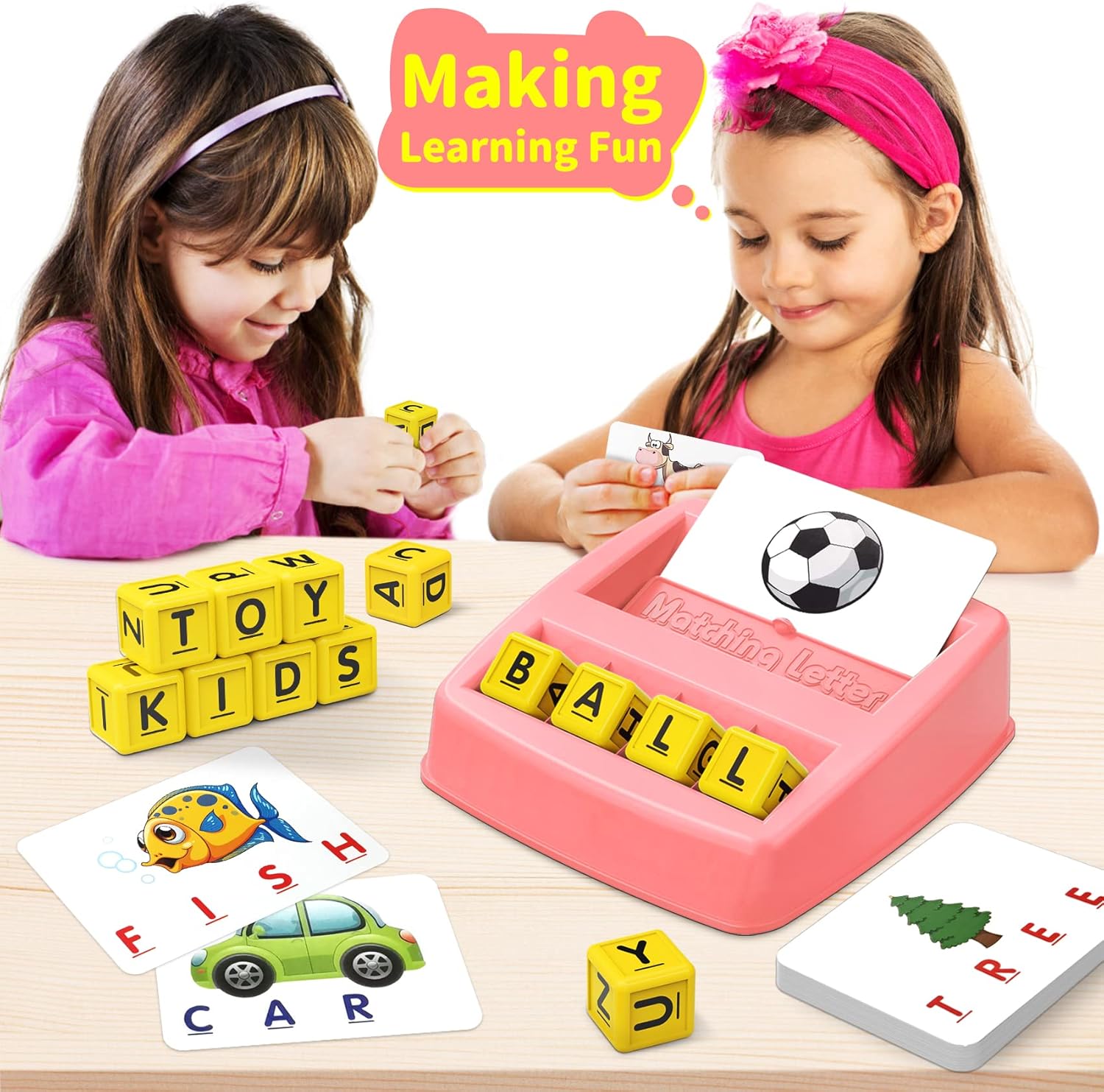 ABC Letter Matching Spel | Voor Kleuters 3-6 Jaar | Educatief Cadeau