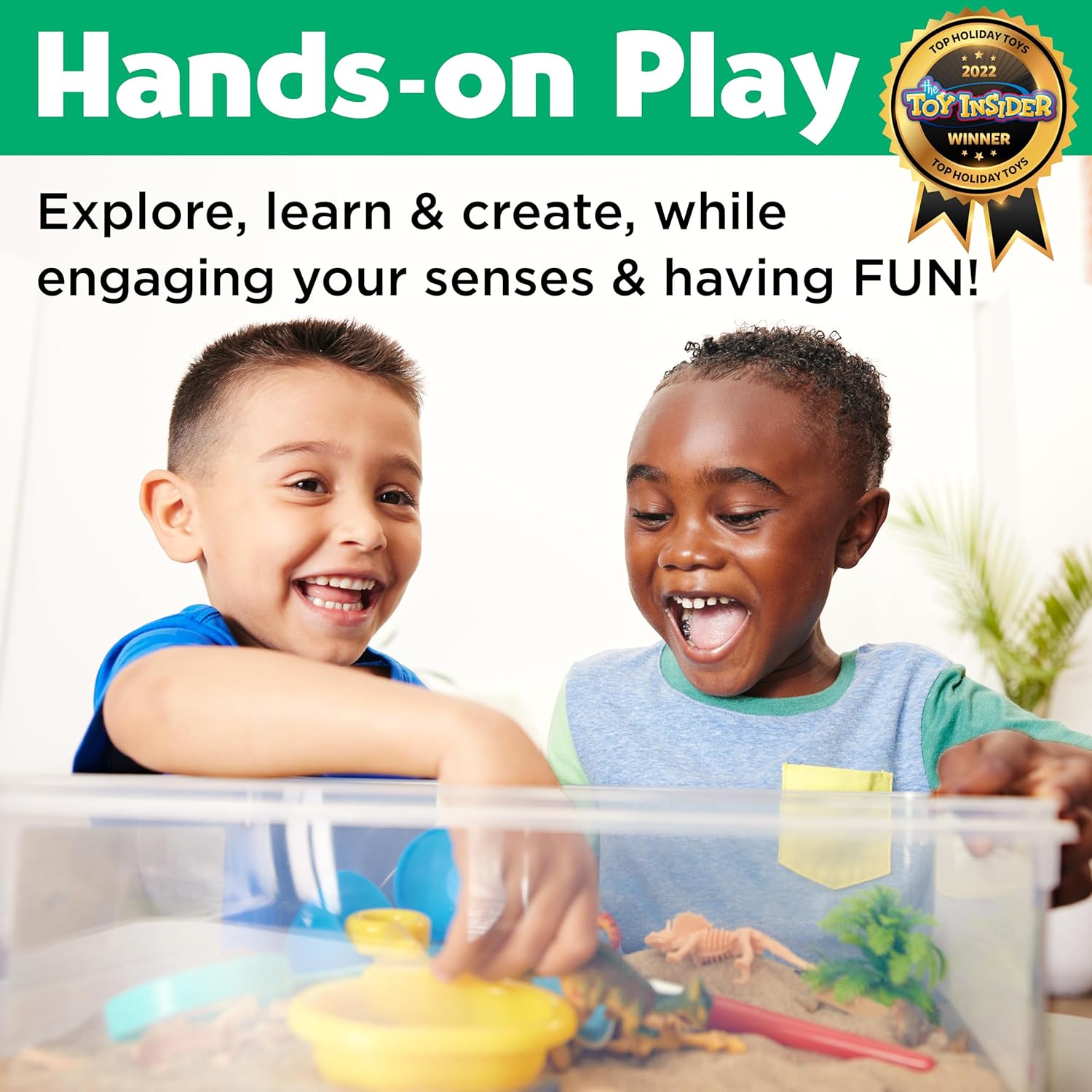 Sensory Bin Construction Zone Speelset | Graafmachine Speelgoed voor 3-5 Jaar Oud | Educatief Buitenspeelgoed en Activiteiten voor Kinderen