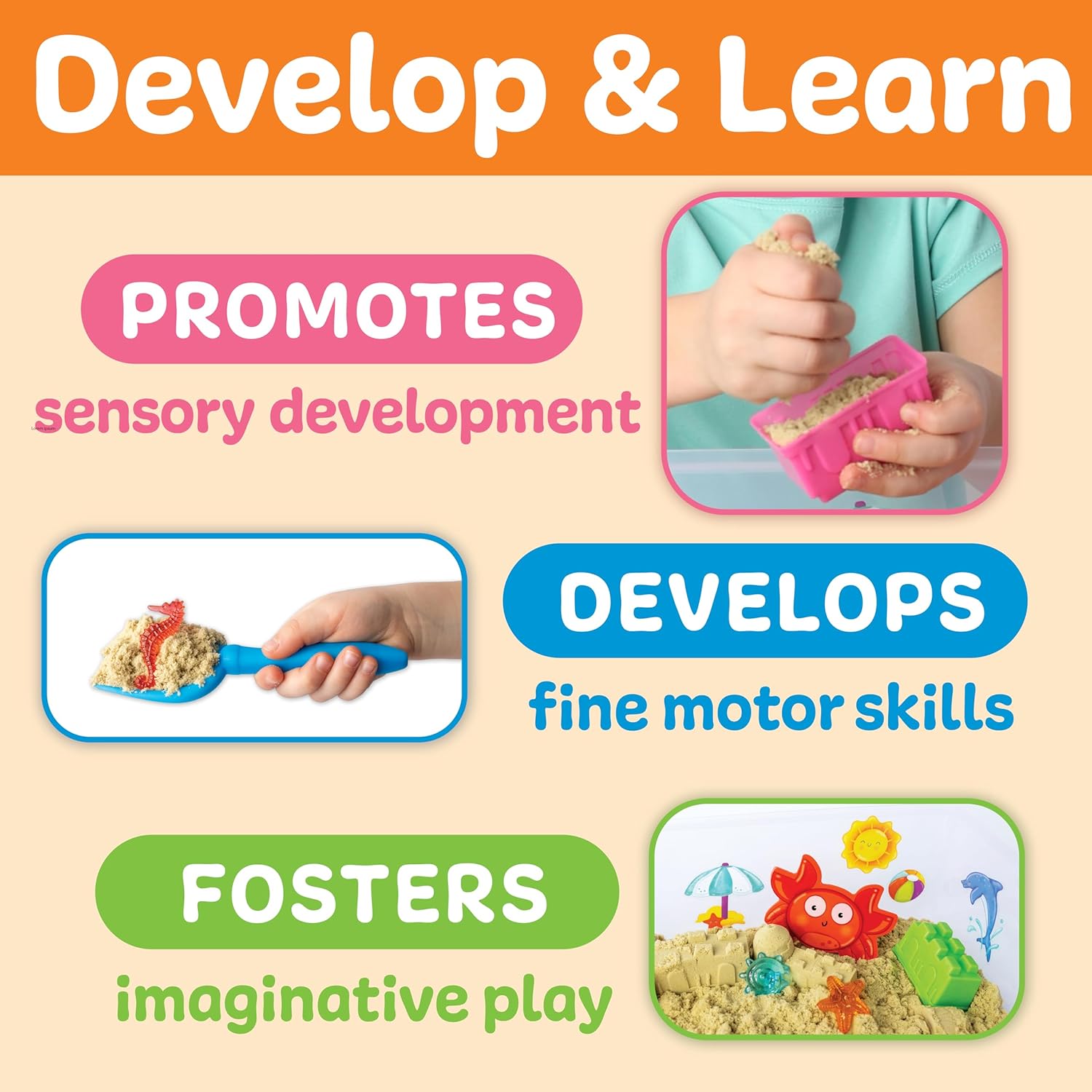 Sensory Bin Construction Zone Speelset | Graafmachine Speelgoed voor 3-5 Jaar Oud | Educatief Buitenspeelgoed en Activiteiten voor Kinderen