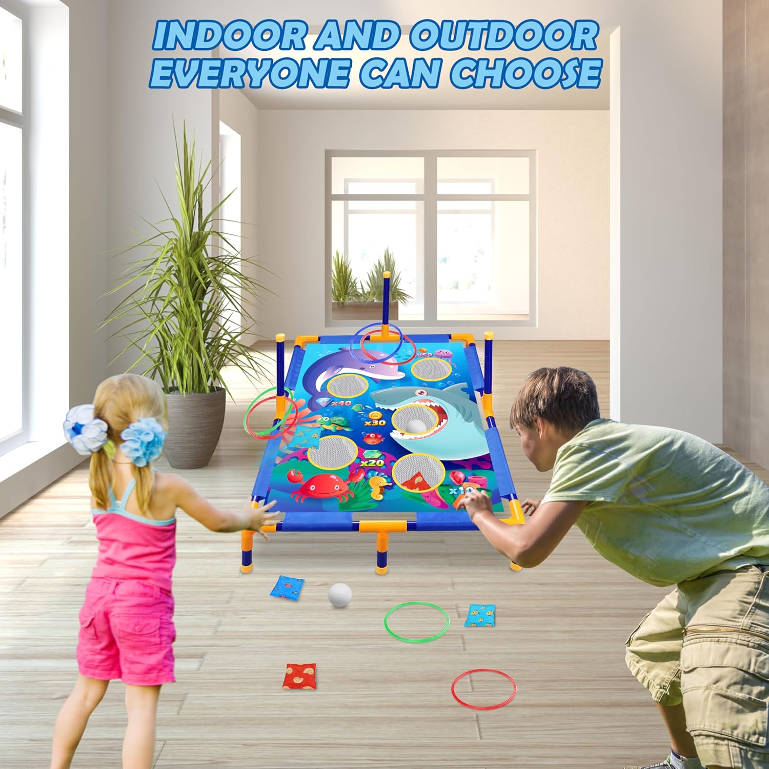 Dieren werp spel | bean bag toss buitenspel voor kinderen & familiefeest 3-6 jaar