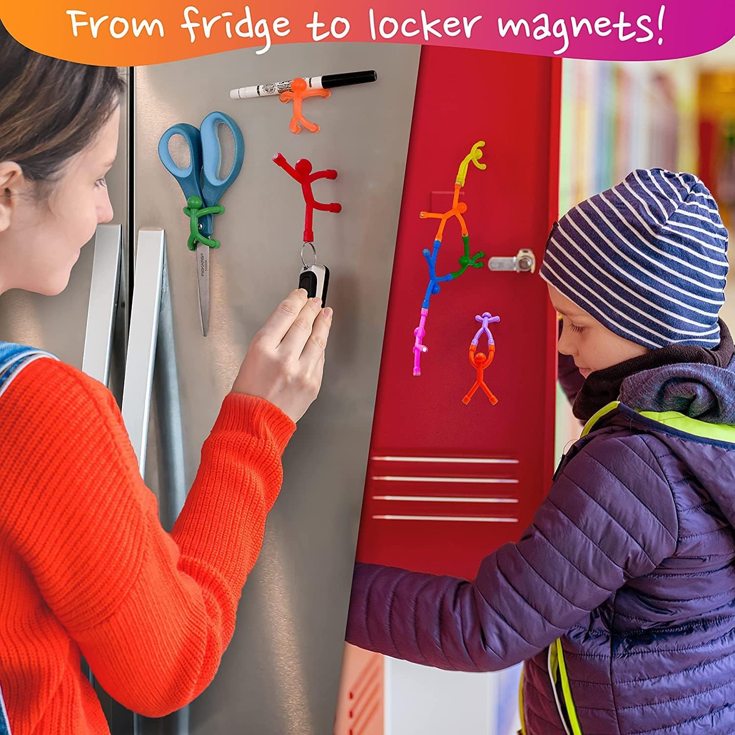 10 Magnetische Rekbare Sensorische Speeltjes | Educatieve Fidget Speeltjes voor Kinderen en Volwassenen