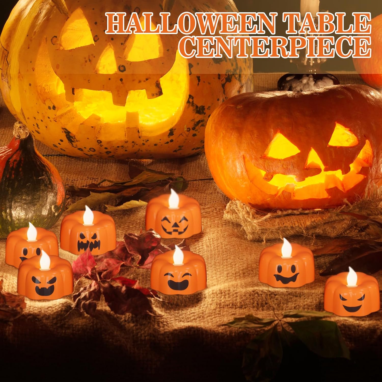6 stuks LED kaarsen met afstandsbediening | Halloween decoratie zonder vlam