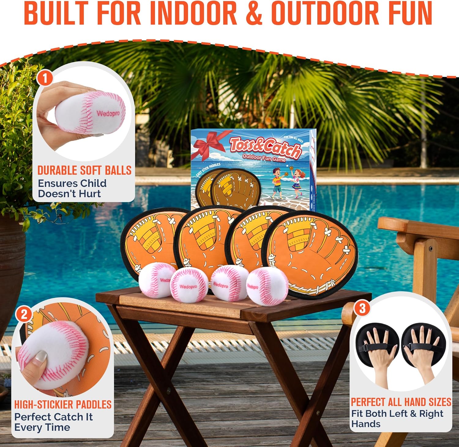 Vangbal & Werpspel – Familie Outdoor Speelgoed voor Strand & Tuin 3-12 jr