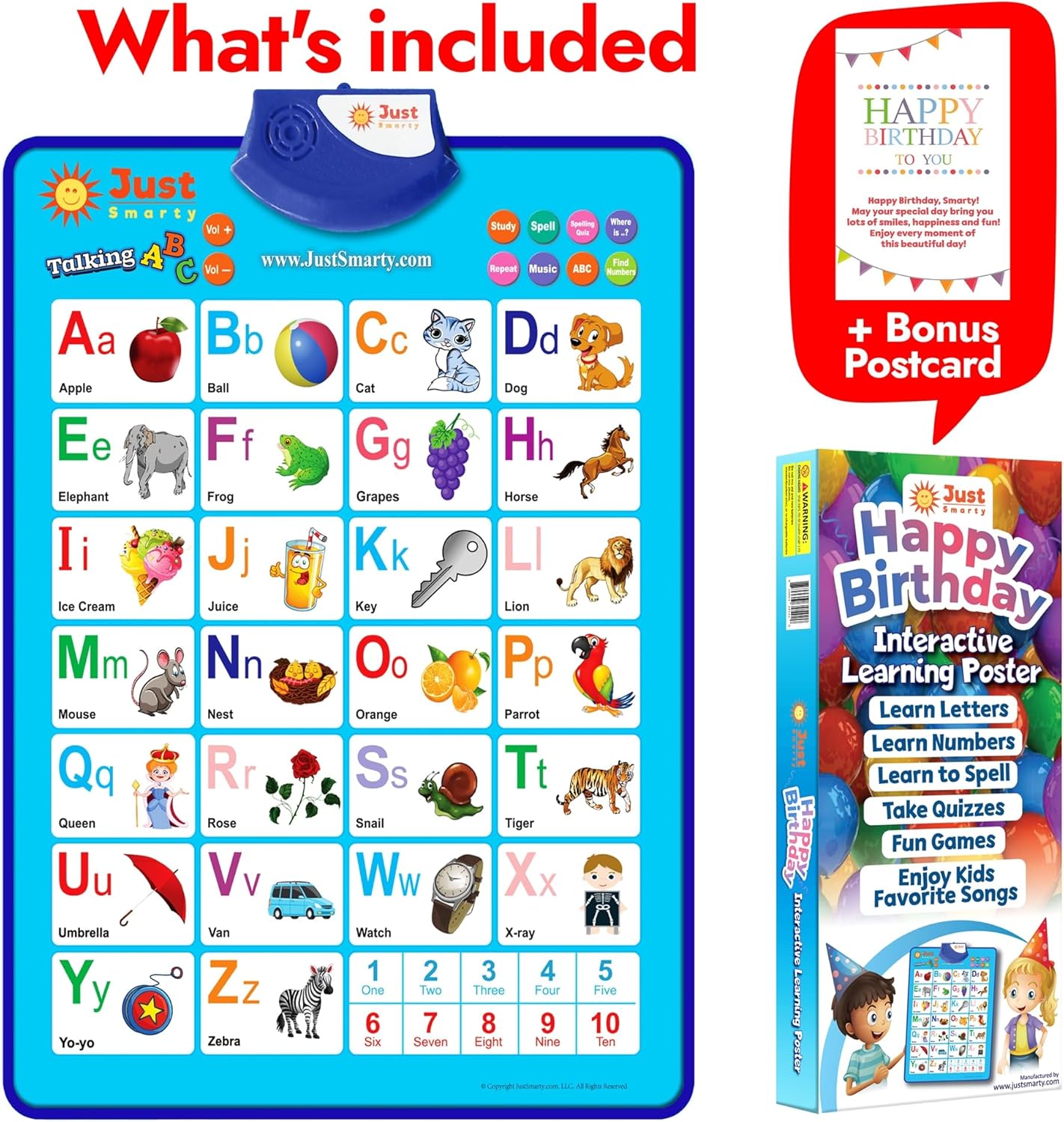 Alfabet Muurposter | Logopedie Montessori speelgoed, educatief cadeau voor peuters van 1, 2, 3, 4, 5 jaar