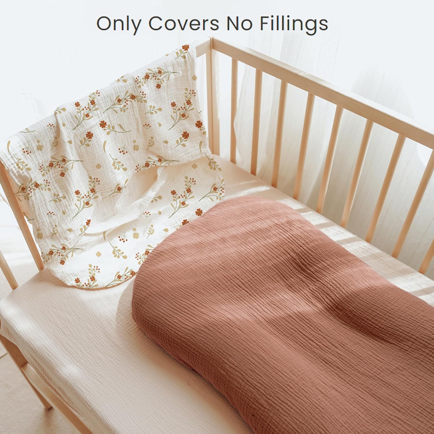 2 Pack Baby Lounger Overtrek | Zachte en Ademende Lounger Overtrek voor Pasgeborenen