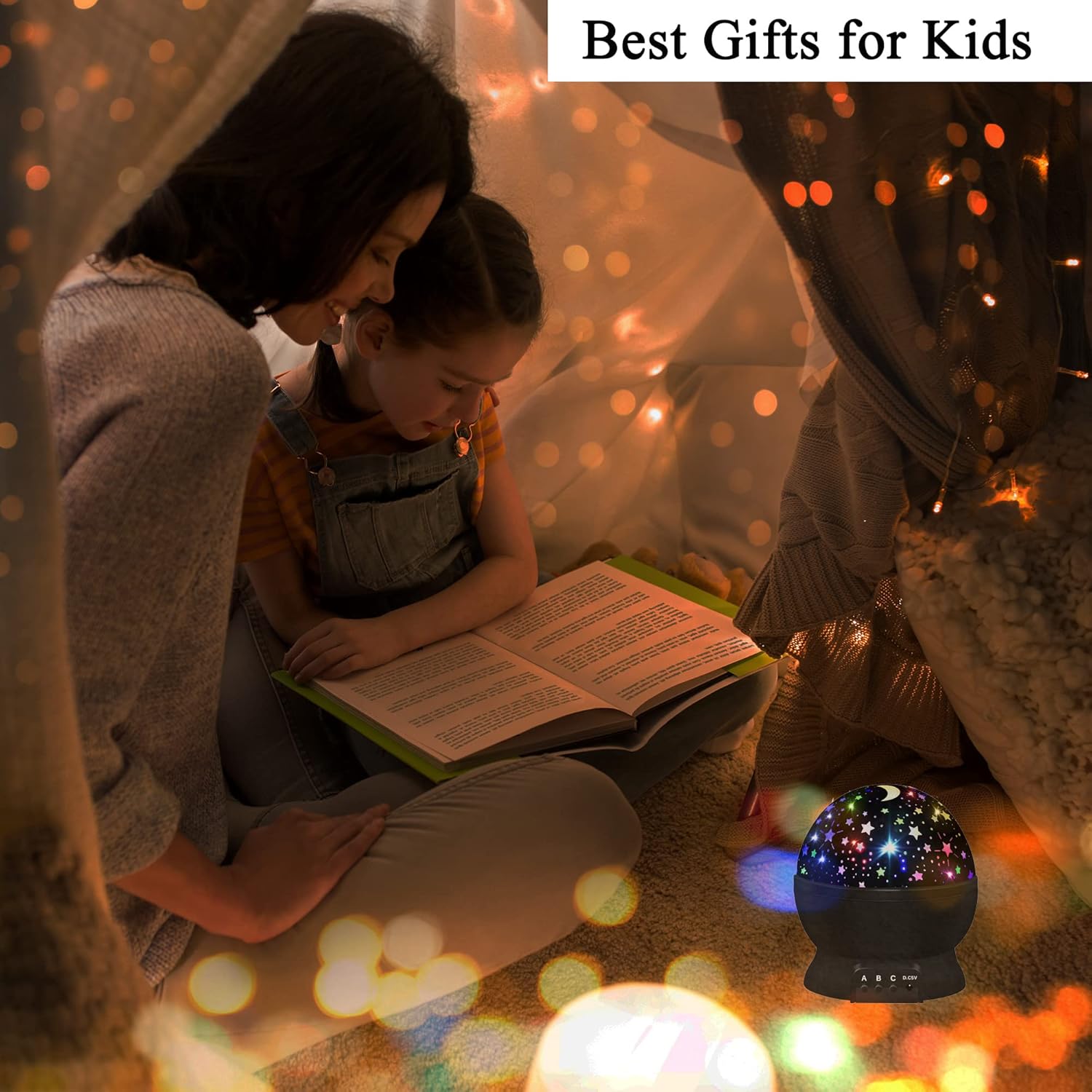 Sterren Projector Nachtlamp | Sterrenhemel Galaxy Lamp Speelgoed voor Kinderen van 1-10 Jaar Oud Kerstcadeau