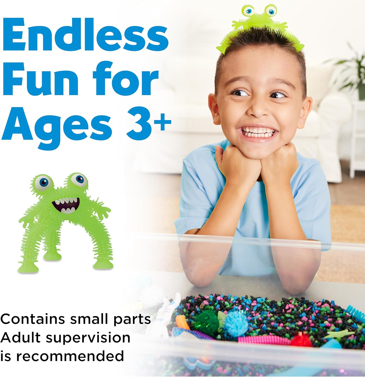 Sensory Bin Construction Zone Speelset | Graafmachine Speelgoed voor 3-5 Jaar Oud | Educatief Buitenspeelgoed en Activiteiten voor Kinderen