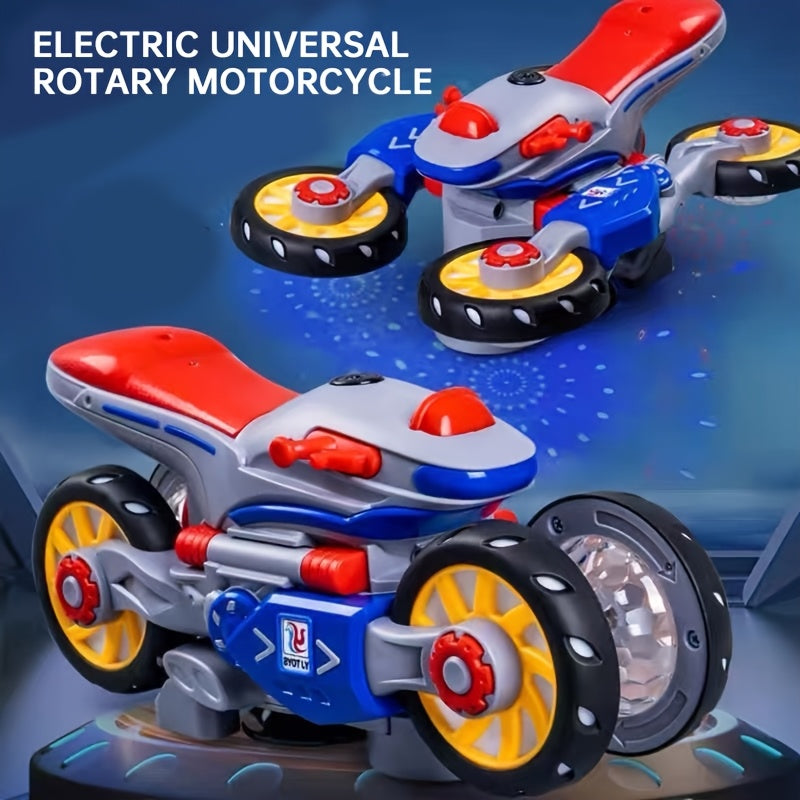Stunt Spin Motorfiets | Speelgoed met Muziek & Kleurrijke Lichten