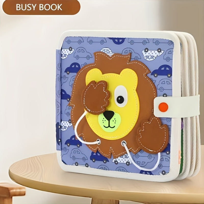 Leeuw Busy Board Boek | Educatief Activiteitenspeelgoed voor Kinderen