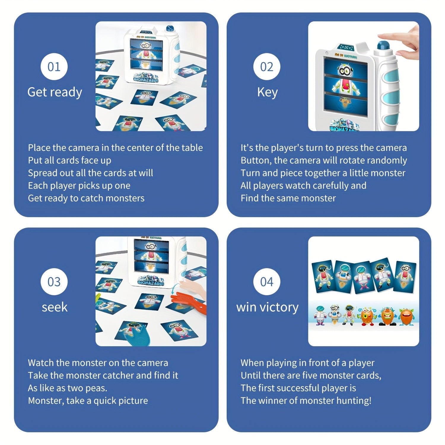 Catch-the-Space interactief bordspel | Familiespel voor 2 tot 4 spelers, ontwikkelt hand-oogcoördinatie en snelheidsvaardigheden voor kinderen van 4 tot 12 jaar