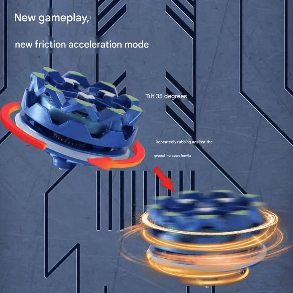 Vuurwerk Gyroscoop Speelgoed | Draaiend lichtgevend kinderspeelgoed