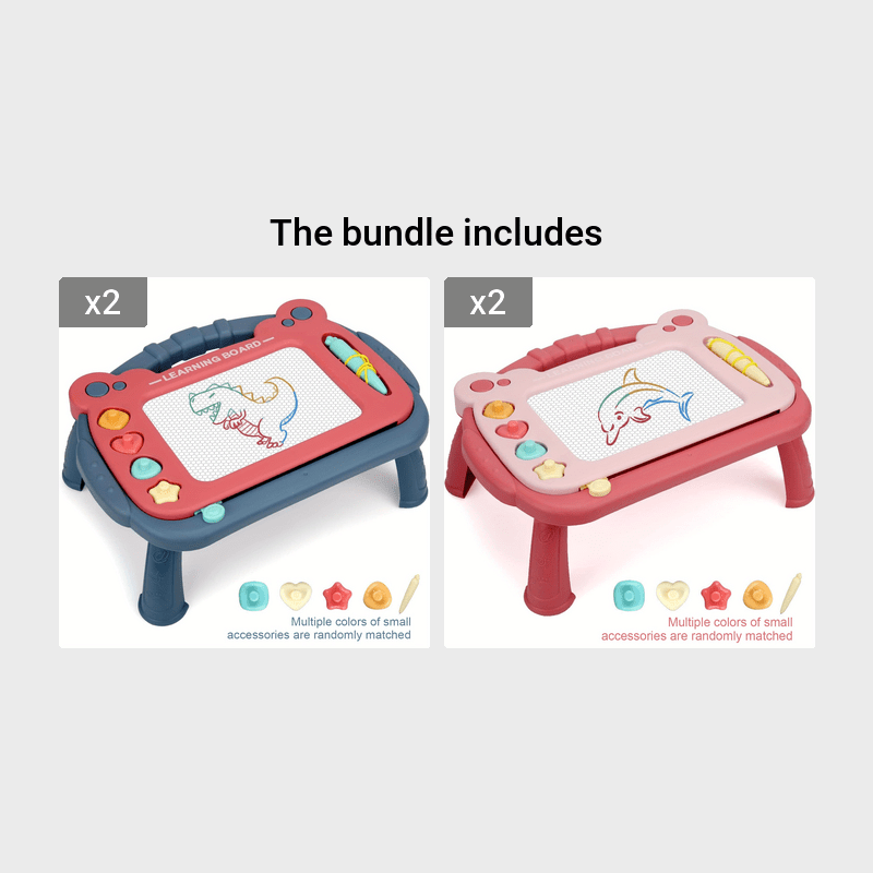 Magnetisch Tekenbord | Schets Graffiti Bord Educatief Leren Speelgoed voor Kinderen van 1 - 4+ Jaar