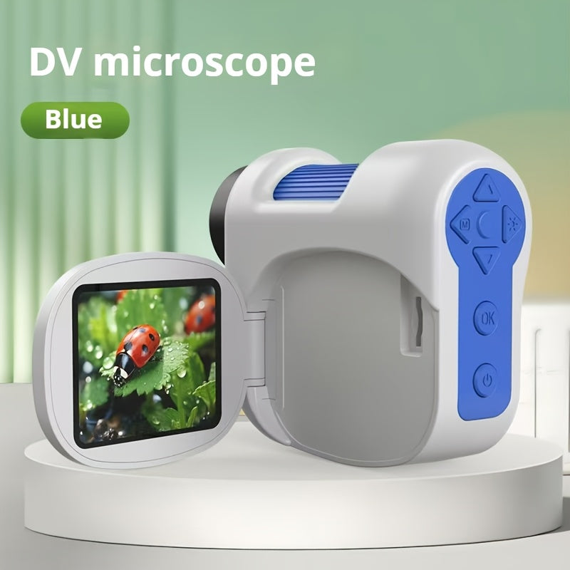 Draagbare Digitale Microscoop | 100-1600X Zoom | 2β Scherm | LED Verlichting | Foto & Video Functie | Oplaadbaar