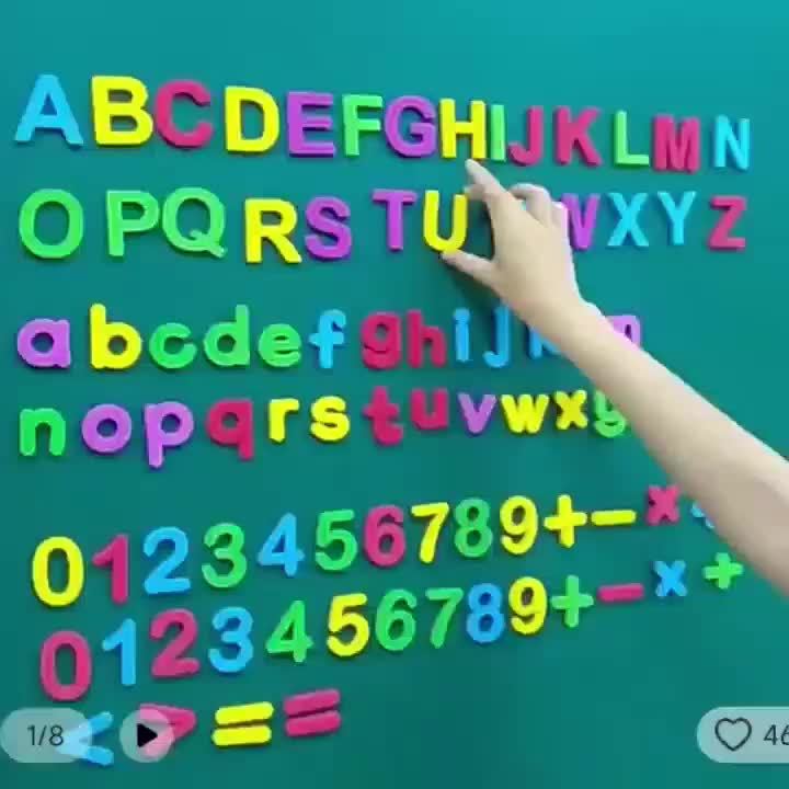 Engelse Letter Magneten | Educatieve Cijfers & Alfabet Stickers