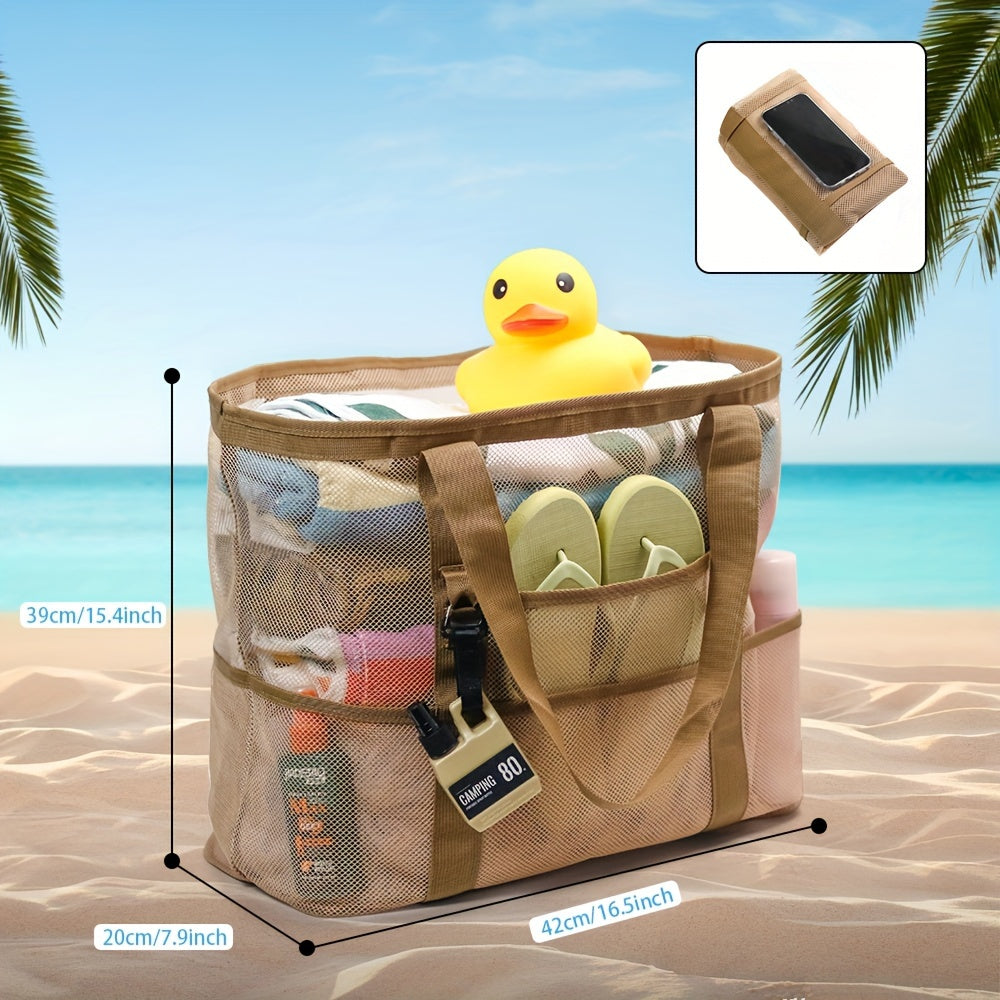 Grote Strandtas 40-50L | Meerdere Vakken | Perfect voor Outdoor