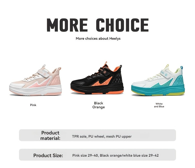 Jongens Rolschaatsen | Comfortabel met Afneembare Wielen & Remkop