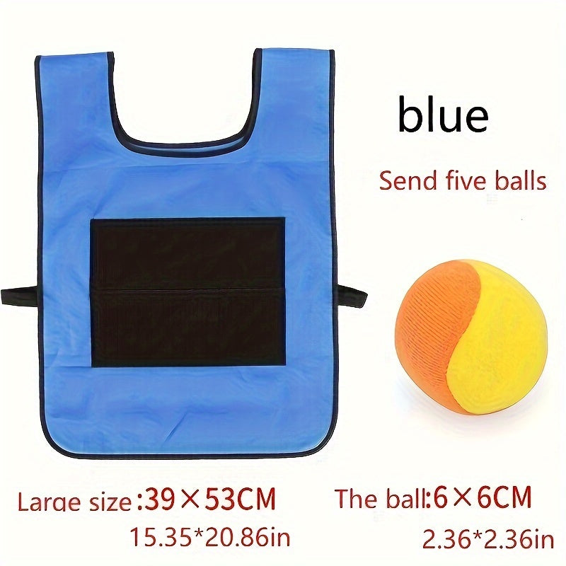 Interactief Sticky Bal Vest Spel | Actief Buitenplezier voor Kinderen