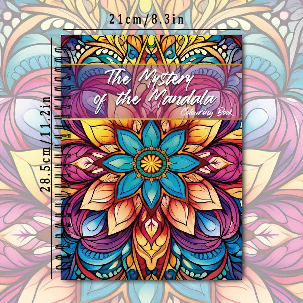 Kleurboek met Spiraalbinding voor Tieners & Volwassenen – 30 Unieke Patronen, Ontspannend Cadeau voor Feestdagen