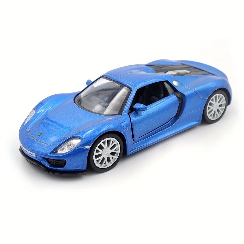Porsche 918 Spyder speelgoedauto 1:36 - Leuk voor kinderen en perfect als verjaardagsgeschenk.