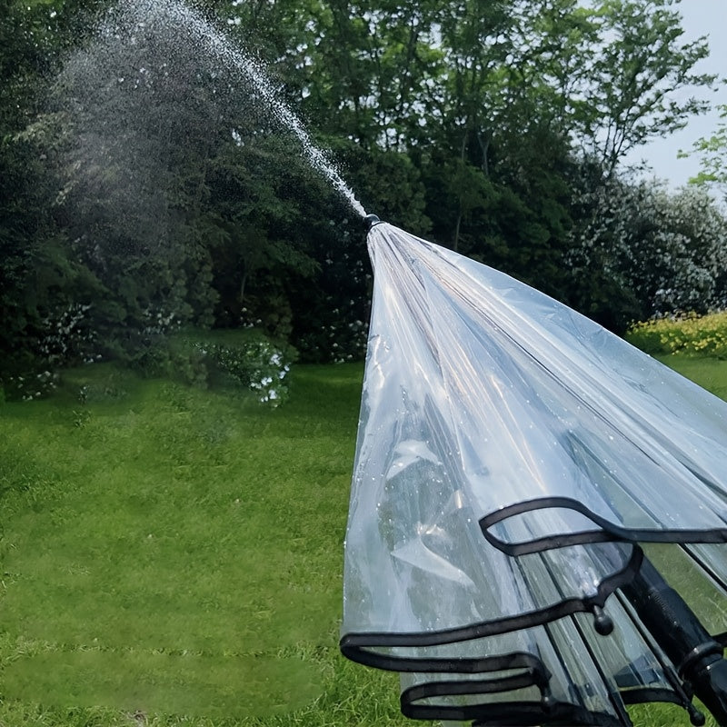 4-in-1 Water Gun Paraplu – Transparante Zomerparaplu met Trekhandgreep | Speelgoed voor Watergevechten & Zon (PVC)