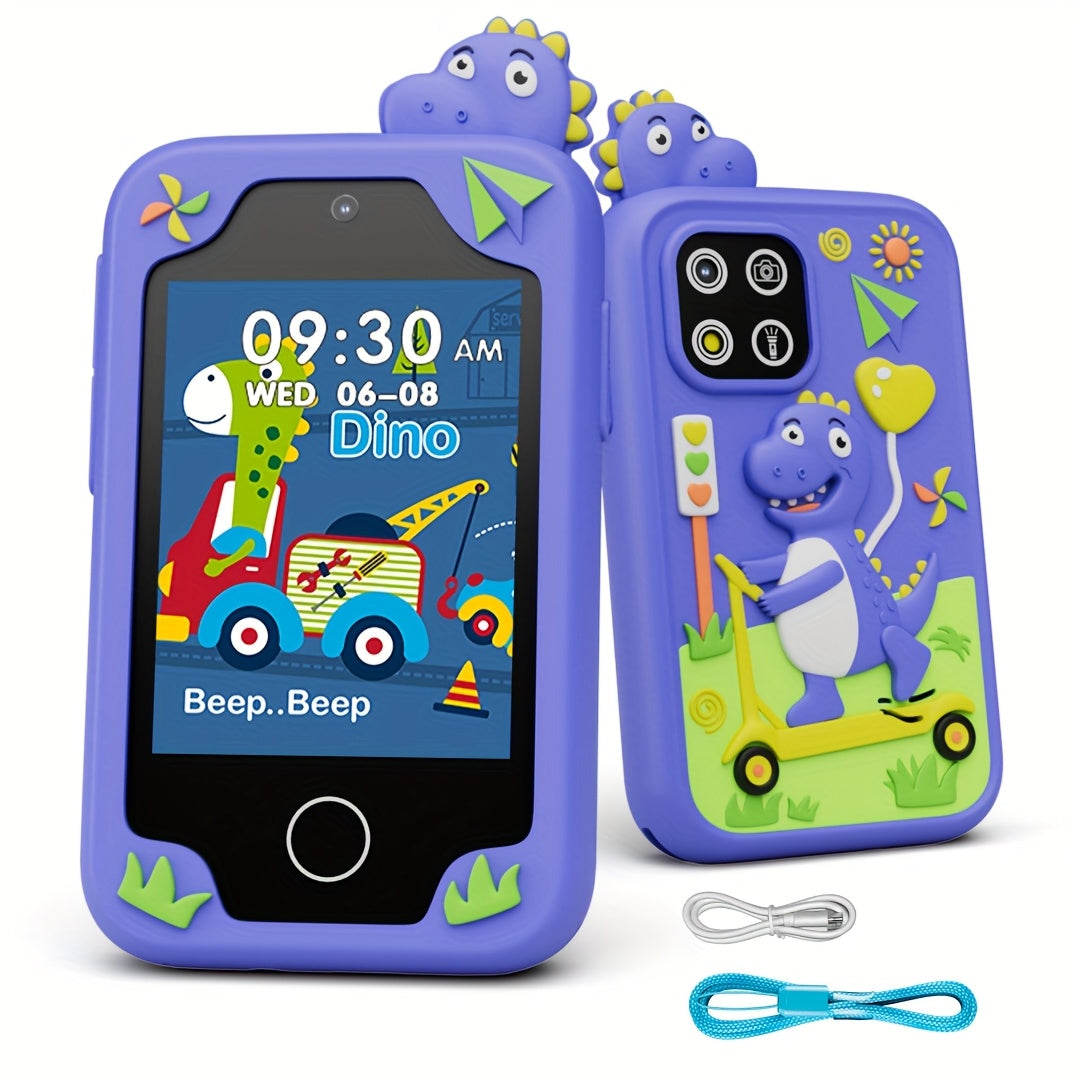 Kids Smart Phone voor meisjes, educatief speelgoed met camera, spelletjes en muziek – perfect als kerst- of verjaardagscadeau voor kinderen van 3 tot 10 jaar