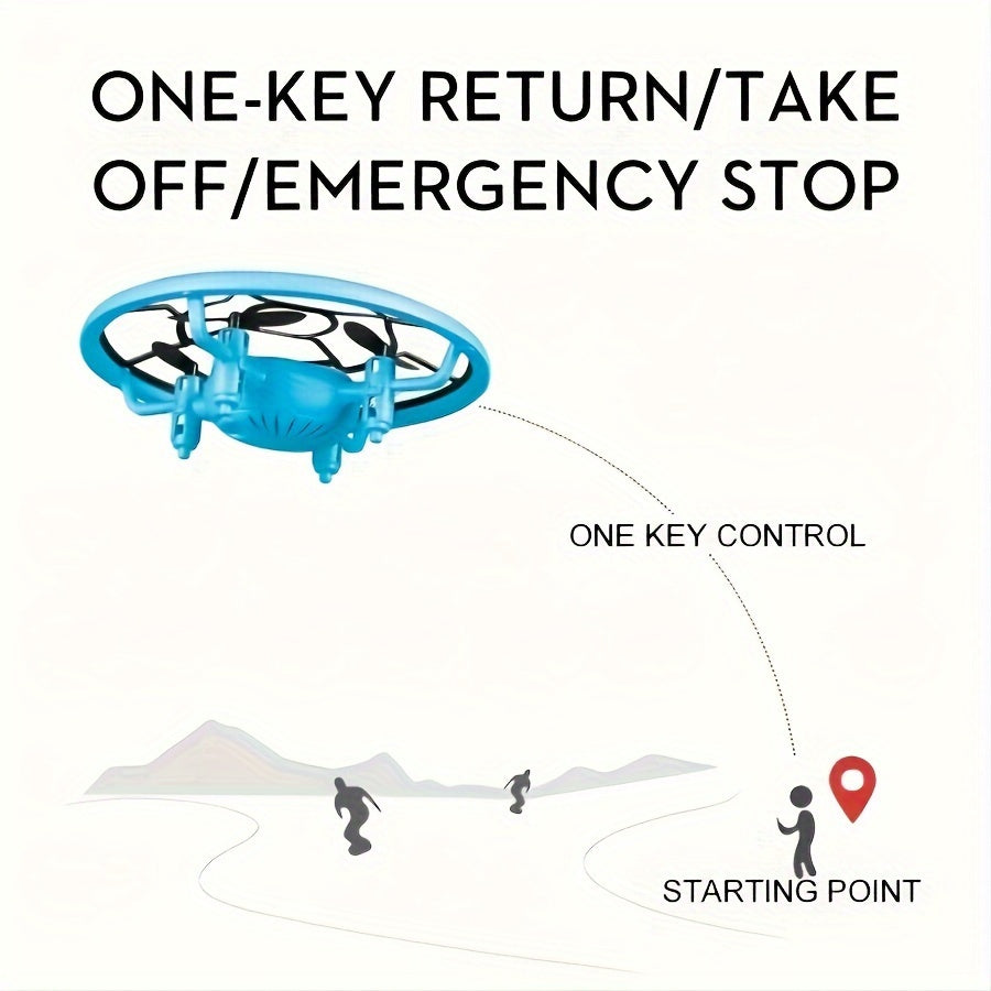 H8 Mini Drone | RC Vliegende Schotel, Cool Licht, 3 Snelheden, Eenvoudige Bediening, Perfect Voor Beginners