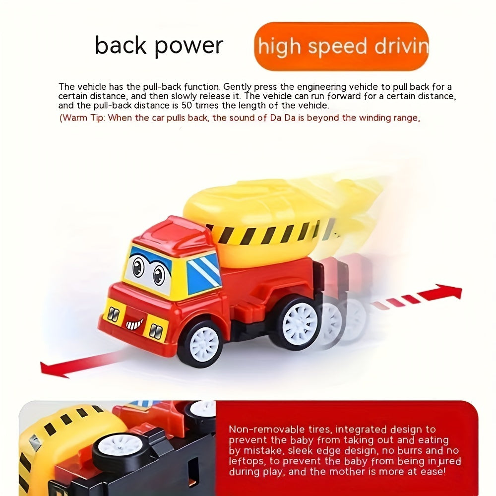 12x Pull-Back Auto’s | Mini Trucks & Auto’s | Cadeau voor Kinderen