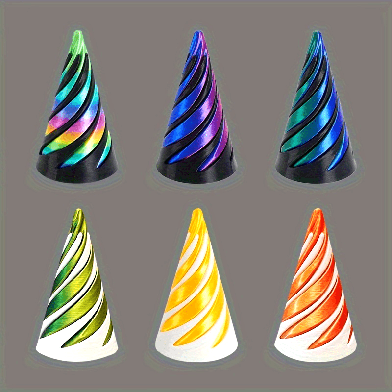 Dubbelzijdige Kinetische Spinning Cone | 3D Spiraalspeelgoed | Voor Leeftijd 14+ | Halloween/Kerstcadeau